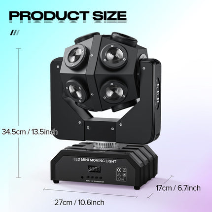 RGBW 4-in-1 150W Moving Head Light for DJs Events & Party Venues
