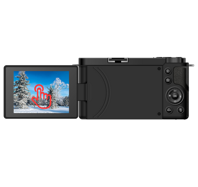 Advanced Compact Digital Camera with 5K Video, 64MP Photos, 10x Zoom, WiFi & HDMI – Black