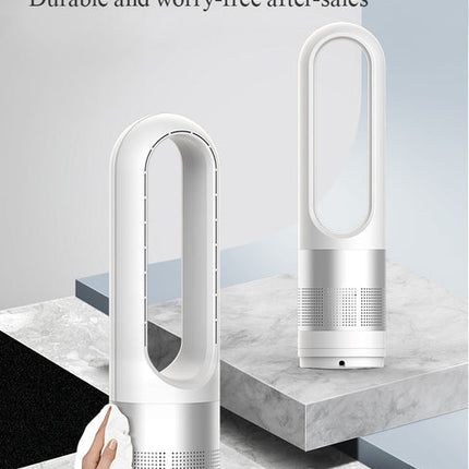 Vertical 2-in-1 Electric Cooling & Heating Tower Fan 1200W Slim Design White