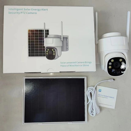 Solar-Powered Outdoor Security Camera with Pan-Tilt Control, 5MP Clarity & Smart Motion Detection