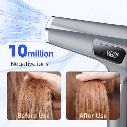 Professional Ionic Hair Dryer 2000W with High-Efficiency BLDC Motor & Multiple Attachments