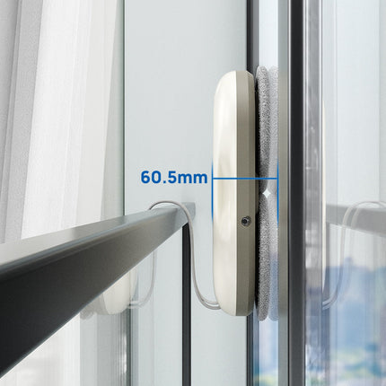 Cordless Smart Window Cleaning Robot with Pressurised Wiping, Ultrasonic Spray, and Remote Control