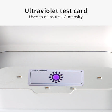 Cordless UV Sanitizing Case for Nail & Beauty Accessories – Compact White Cleaner