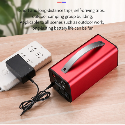 Portable 2-in-1 Car Jump Starter 20000mAh Power Bank with LED Light & USB Output