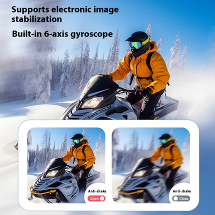 Portable 5K Digital Mirrorless Camera 6X Optical Zoom 64MP Photo 2.8 Inch Screen SD Support 256GB