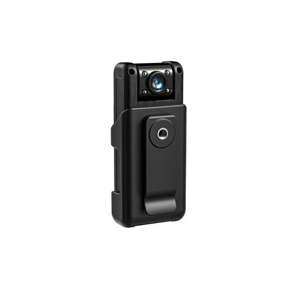 Ultra HD Pocket Body Camera with Swivel Lens, Long-Lasting Battery & Night Vision – Black