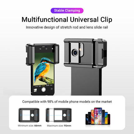 Ultra Zoom Smartphone Telescope Lens with Stable Tripod for Photography