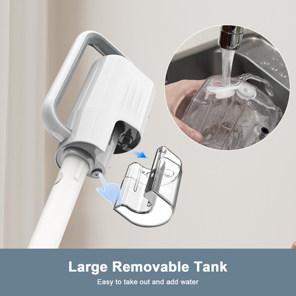 Slim Steam Mop Cleaner for Hard Floors – Lightweight, Quick Steam Sanitising, Easy Storage