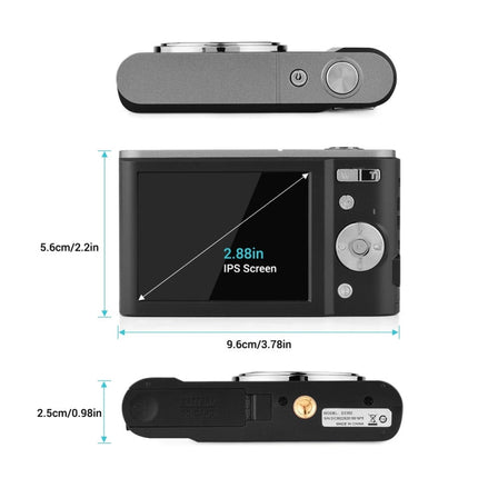 Ultra-Compact Digital Camera with 2.7K Recording & 48MP Image Output