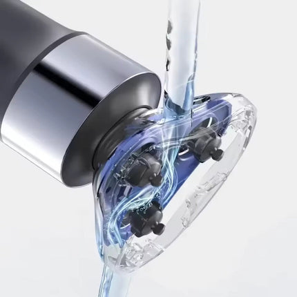 Compact Cordless Electric Shaver with 3D Floating Rotary Head
