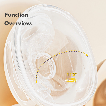 Portable Hands-Free Electric Pump Lightweight PP Quiet Operation White