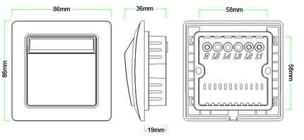 Smart Hotel RFID Key Card Power Switch for Room Energy Management