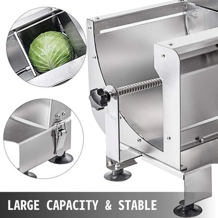 Heavy-Duty Manual Stainless Steel Vegetable Chopper for Fast Food Prep