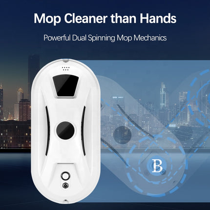 Cordless Window Cleaning Robot with Smart Spray, App Control & 5600Pa Suction