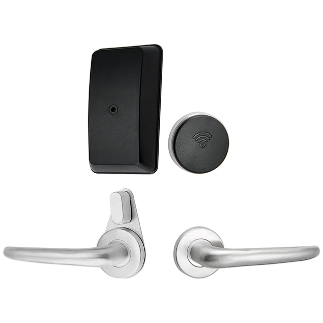 Heavy Duty Stainless Steel Door Lock Set for Hotels, 25-100mm Door Thickness