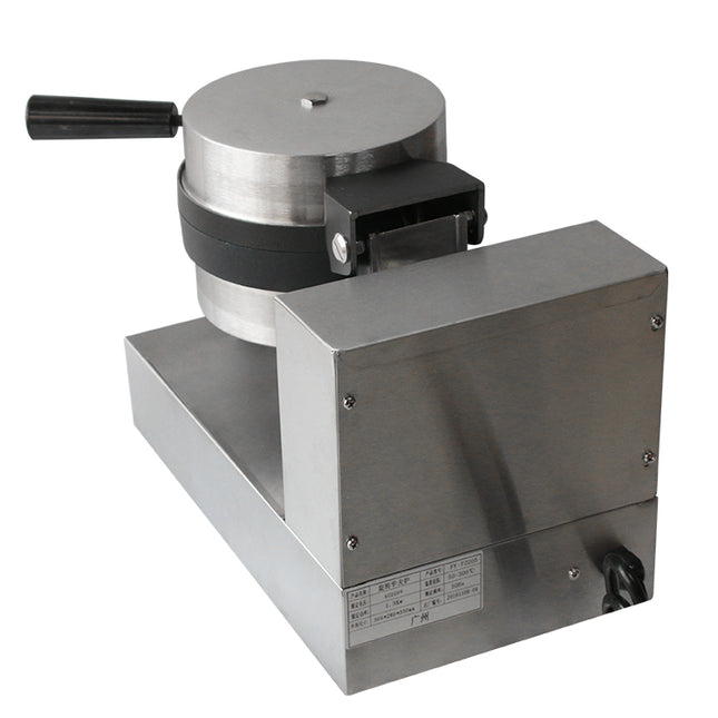 Commercial Rotating Belgian Waffle Maker 1300W Stainless Steel Kitchen Appliance