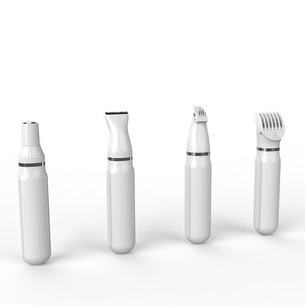 Portable USB Rechargeable 4-in-1 Dog & Cat Grooming Clippers with Nail Grinder and Precision Trimmer
