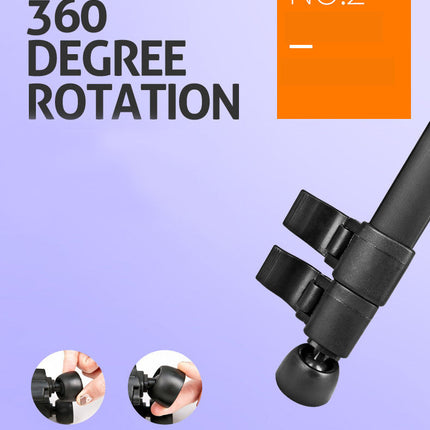 Lightweight Travel Tripod for DSLR & Smartphones – 3-Segment Aluminum Stand with Flip Locks