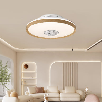 Bladeless LED Ceiling Fan with 3000lm Light, 5.7m/s Airflow & HEPA 11 Filter
