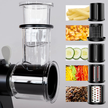 Professional Quiet Motor Meat Chopper with Variable Speed Dial and Precision Blade System