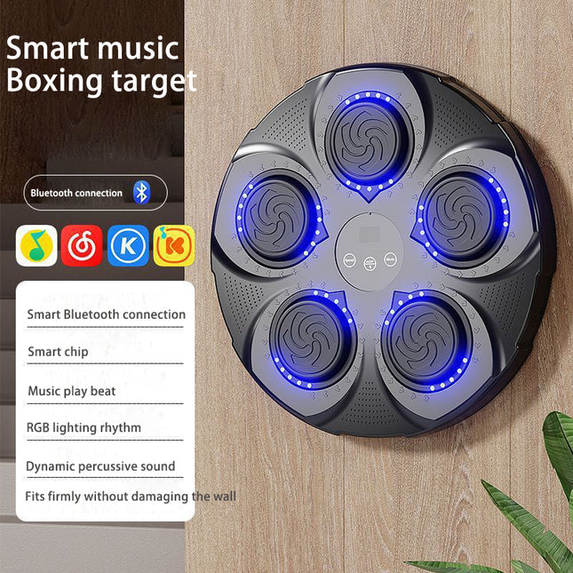 Smart Bluetooth Music Boxing Target USB Rechargeable Home Fitness Trainer