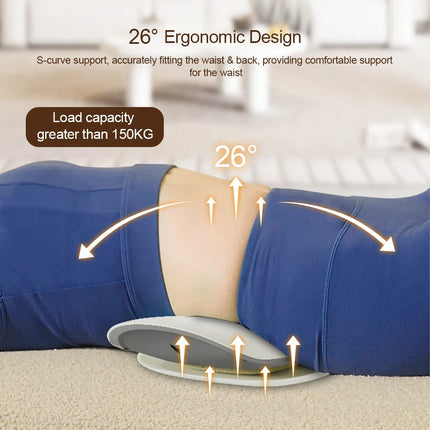 Portable Rechargeable Lumbar Support Cushion with Adjustable Inflation and Vibration