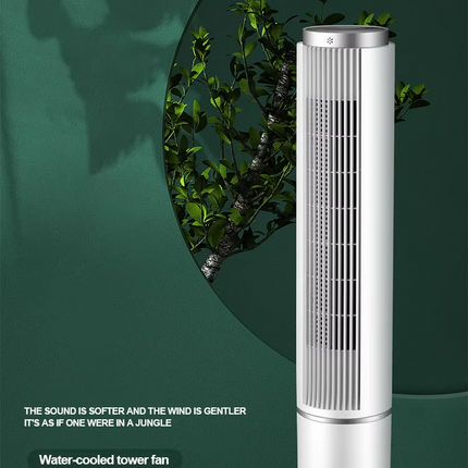 Water-Cooled Tower Air Cooler Fan 42-Inch, 80W, 4L Tank, 3 Speeds, 60° Oscillation & 12H Timer