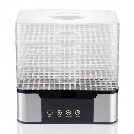 Electric Food Dehydrator 350W with 5 Stackable Drying Trays for Healthy Homemade Snacks