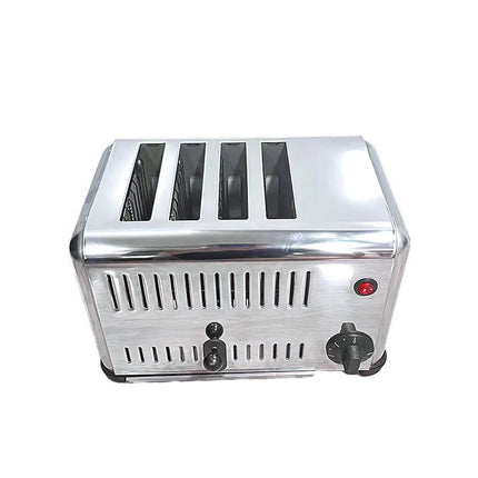Heavy-Duty 4 Slot Electric Bread Toaster Machine for Cafés, Hotels & Catering Kitchens
