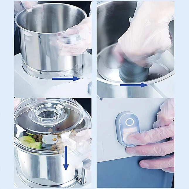 Electric Stainless Steel Food Chopper 3L High Power Commercial Kitchen Machine