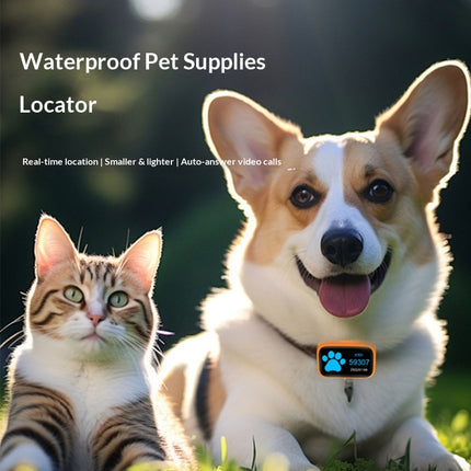 Waterproof 4G Pet Tracking Collar with Real-Time Location, WiFi Positioning & Electronic Fence