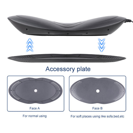 Heated Lower Back Massage Cushion with Air Compression and Vibrating Relaxation