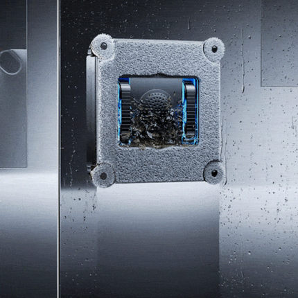 Robotic Window Cleaner with Mechanical Arm, 3000kPa Suction, Cordless Edge-to-Corner Cleaning System