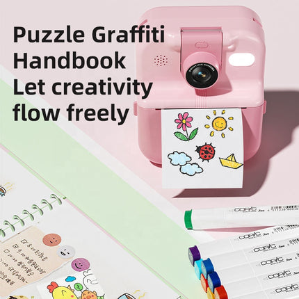 Portable Thermal Camera Printer with 2.4 Inch IPS Screen, 720P Photo Capture and 1500mAh Battery