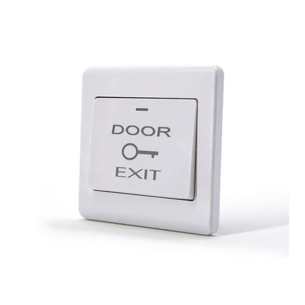 Access Control Exit Button Switch with NO/COM Relay DC12-36V Flame Retardant Panel