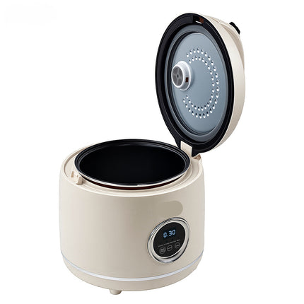 2L Portable Electric Rice Cooker 400W with Timer & Stainless Steel Inner Pot