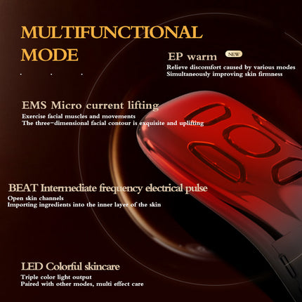 Portable Rechargeable Ultrasonic Skin Scrubber Sonic Facial Exfoliator with Type-C Charging