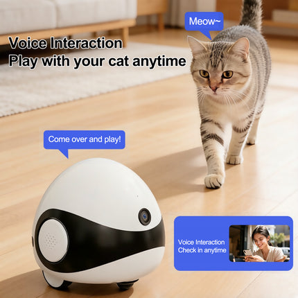 Smart Pet Monitoring Robot with Remote Control, Interactive Laser Toy & Wireless Companion