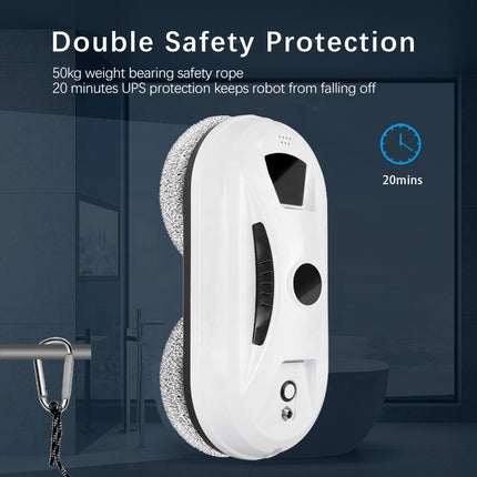 Cordless Window Cleaning Robot with Smart Spray, App Control & 5600Pa Suction