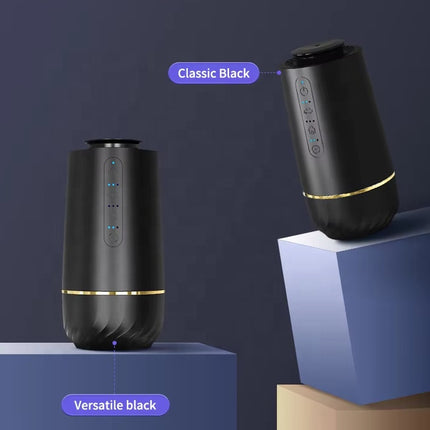 Portable 10ml USB-C Aroma Diffuser for Car & Home with Starlight Ambient Light