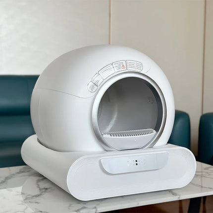 Smart Automatic Cat Litter System with Mobile App, Advanced Smell Reduction & Large Waste Drawer