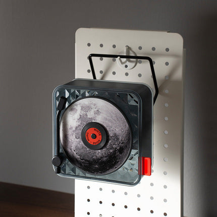 Portable Retro Vinyl Record Player Bluetooth Speaker with RGB Light & White Noise Sound Machine