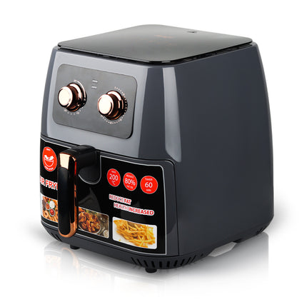 8L Oil-Free Digital Air Fryer 2000W with Adjustable Temperature & Non-Stick Cooking Surface