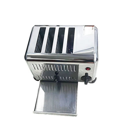 Heavy-Duty 4 Slot Electric Bread Toaster Machine for Cafés, Hotels & Catering Kitchens