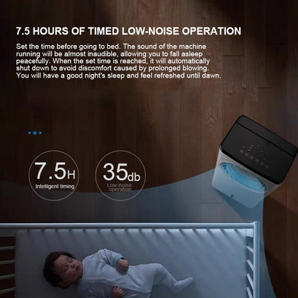 Portable 80W Air Cooler Tower Fan with 4L Water Tank, 360° Rotation & Sleep Mode