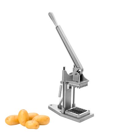 Heavy Duty Vertical Potato Chip and French Fries Cutter for Commercial Kitchens Stainless Steel