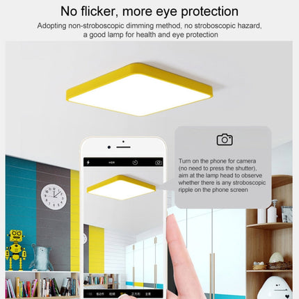Ultra-Thin 60cm Square LED Ceiling Light Surface Mount for Indoor Rooms