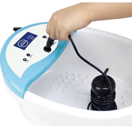 Cordless Ionic Foot Detox Bath Machine with Infrared Heating Belt 60W Home Wellness
