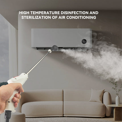 Portable 1600W Handheld Steam Cleaner with Adjustable Steam Levels White