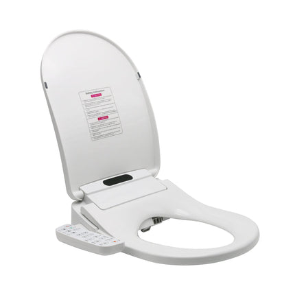Electric U-Shape Smart Bidet Toilet Seat with Side Panel | Adjustable Water, Temperature & Warm Air Drying